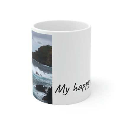 My Happy Place by the Sea-Ceramic Mug 11oz