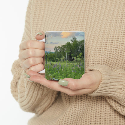 My Happy Place in the Wildflower Garden Ceramic Mug 11oz