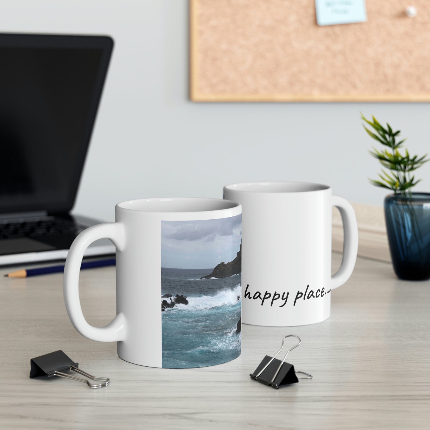 My Happy Place by the Sea-Ceramic Mug 11oz