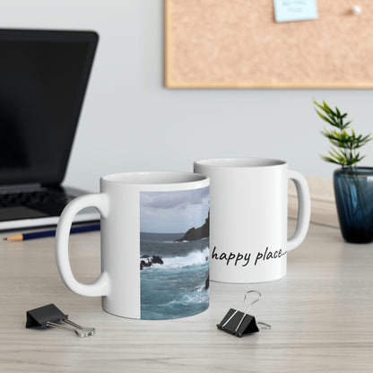 My Happy Place by the Sea-Ceramic Mug 11oz