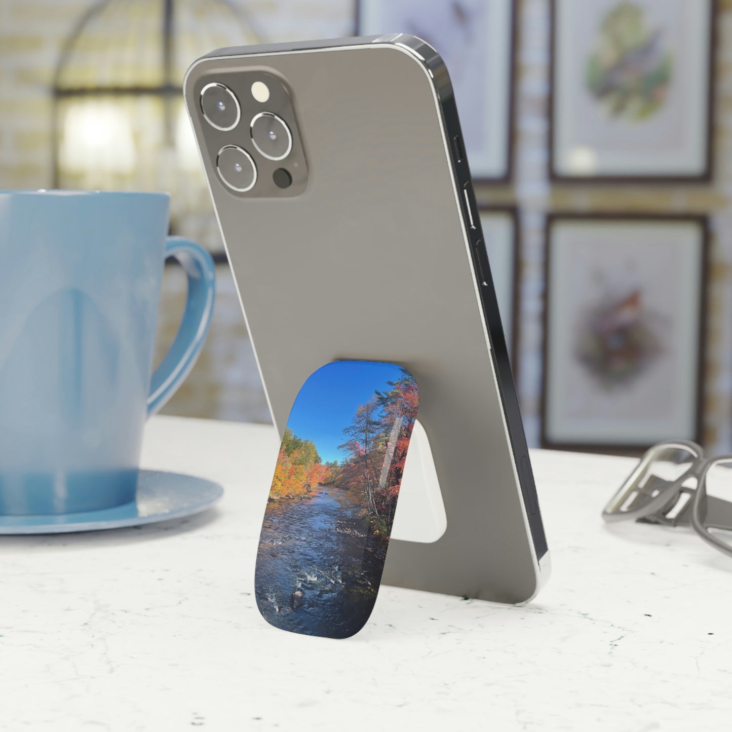 Fall Color on the River -Phone Click-On Grip